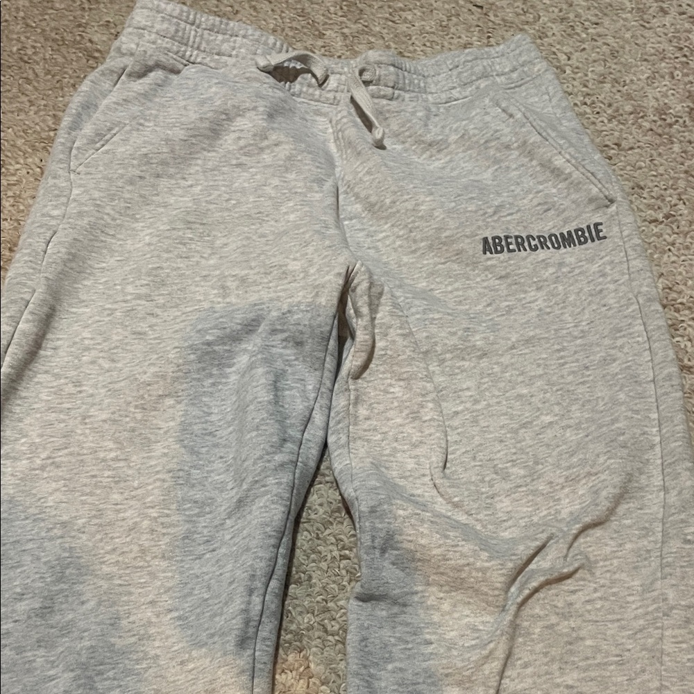 Worn once Abercrombie & Fitch Kids Dual Gray Joggers size 13/14